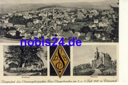 Eibenstock Gau singing festival o 1927