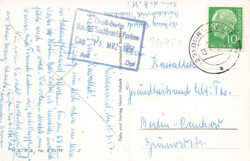 26969 Burhave Nordseebad Strandstrasse o 1957