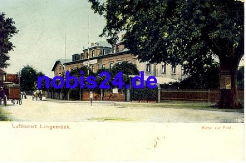 01465 Langebrück Hotel zur Post o 1907
