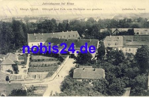 01594 Jahnishausen Riesa Rittergut Schloss o 1915