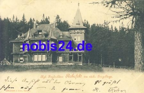01773 Rehefeld Jagdschloss o 1901