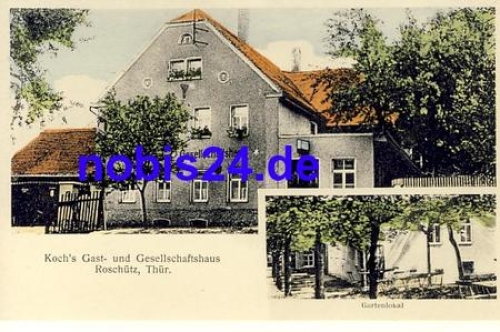 Roschuetz Gera Kochs Gasthaus *ca.1915