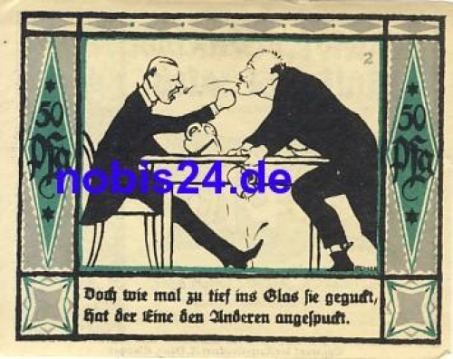 08132 Mulsen St. Jacob emergency money 50 pfennigs 1921