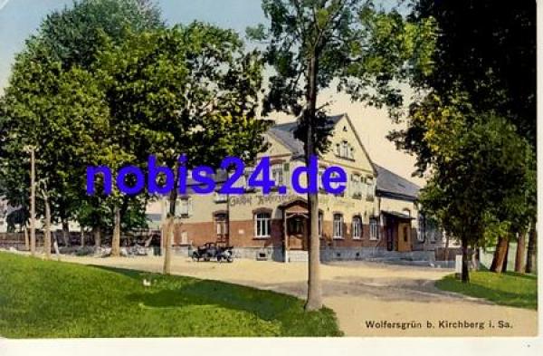 08107 Wolfersgrun Kirchberg Gasthof  o ca.1940