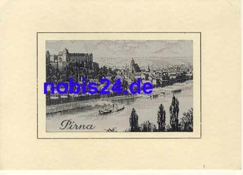 01796 Pirna silk card * around 1930