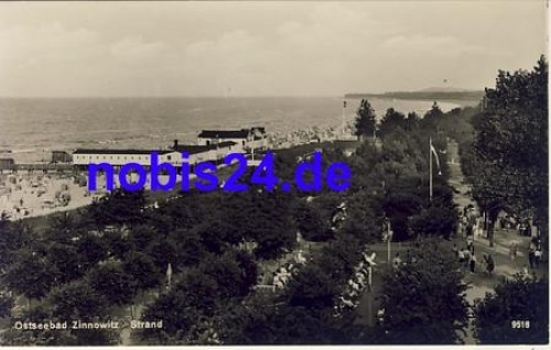 17454 Zinnowitz Anlagen am Strand *ca.1930