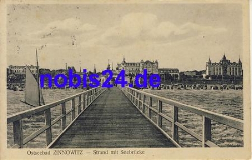 Zinnowitz An der Seebrücke o 1920