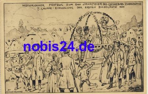Zinnowitz Festzug 600 Jahre o 1909