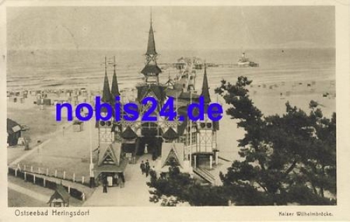 17424 Heringsdorf Kaiser Wilhelm Bridge o 1925