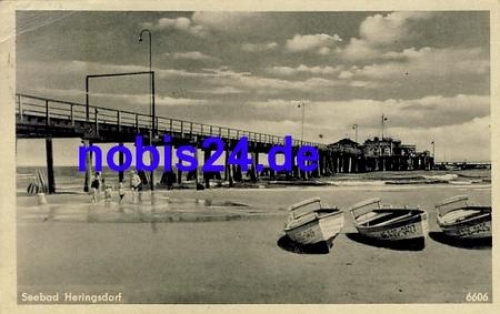 17424 Heringsdorf  Seebrücke o 1957