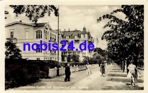 Bansin Insel Usedom Bansinerhof Seeblick o 1955