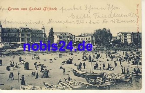 17419 Ahlbeck Strandleben o 1903