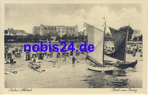 17419 Ahlbeck vom Seesteg o 1928