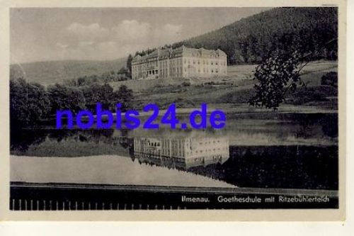 98693 Ilmenau Goetheschule Ritzebühlerteich o 1954