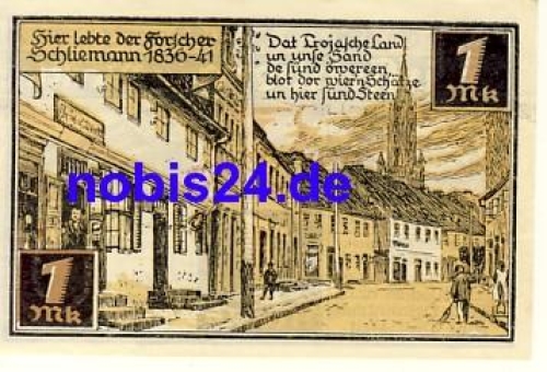 16798 Furstenberg emergency money 1 Mark 1921