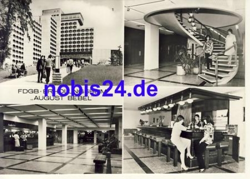 99894 Friedrichroda FDGB Heim August Bebel o 1983