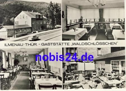 98693 Ilmenau Gasthaus Waldschlosschen o 1984