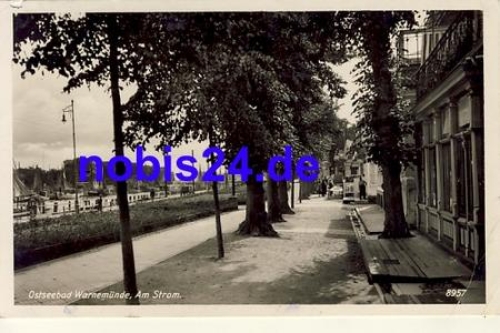 Warnemuende Am Strom o 1942