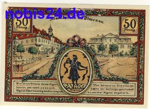 98693 Ilmenau emergency money 50 pfennigs 1921