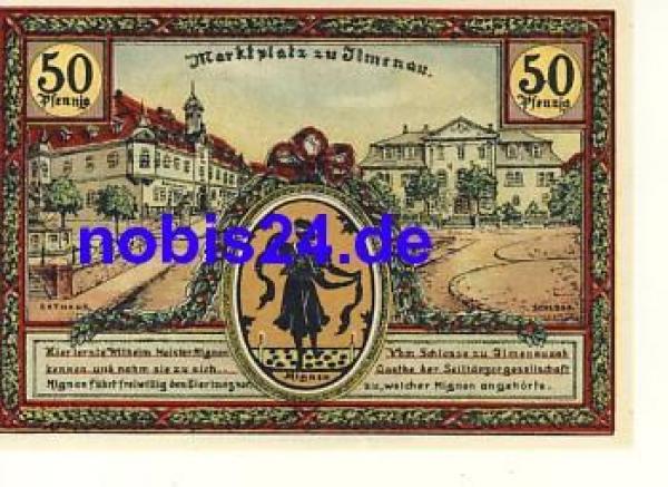 98693 Ilmenau emergency money 50 pfennigs 1921