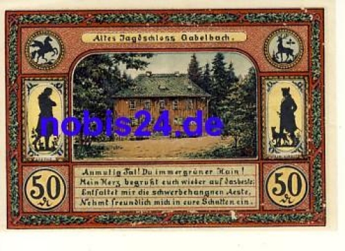 98693 Ilmenau Notgeld 50 Pfennige 1921