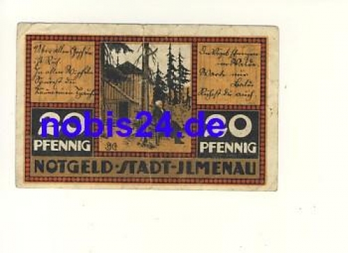 98693 Ilmenau emergency money 20 pfennigs 1921