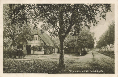 27283 Halsmuehlen bei Verden o 1917