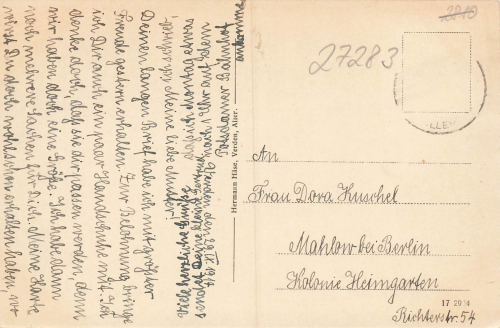27283 Halsmuehlen bei Verden o 1917