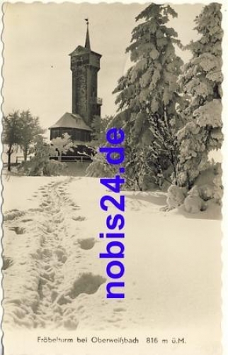 98744 Oberweissbach Frobelturm o 1957