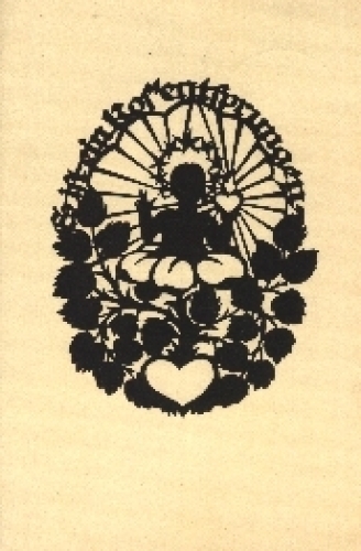 Child leaves heart paper cut card, o December 16, 1937