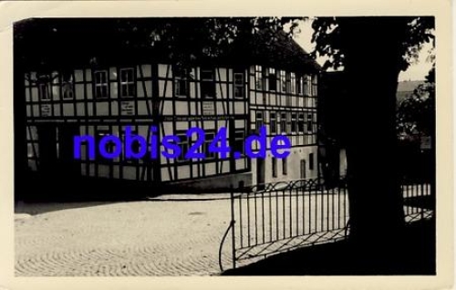 96528 Schalkau Marktplatz Gasthof o ca.1958