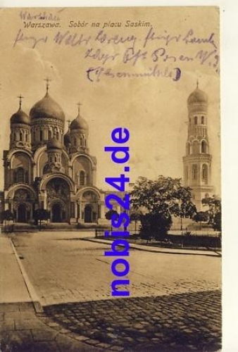 Warszawa Kirchenansicht o 1917