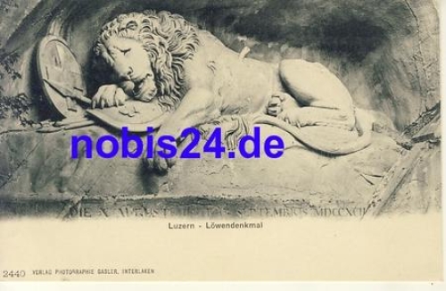 Lucerne Lion Monument *ca.1900