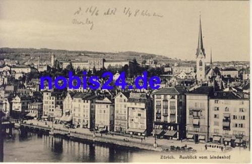 Zurich vom Lindenhof gesehen   *ca.1920