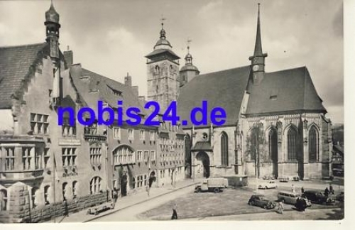 98574 Schmalkalden Altmarkt Rathaus *ca.1961