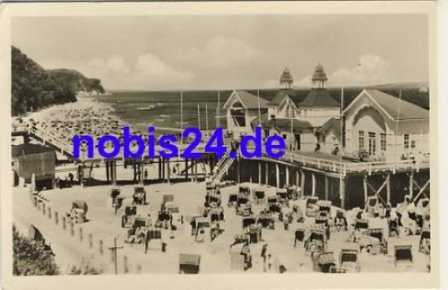 18586 Sellin Rügen Seebrücke o ca.1955