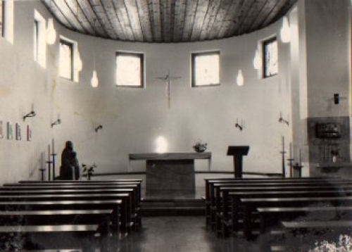 01773 Zinnwald, Brother Klaus Church, interior o 9.9.1976