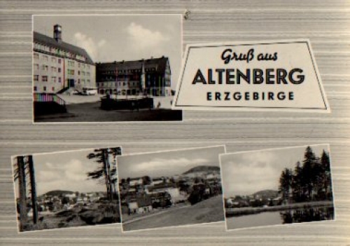 01773 Altenberg Erzgebirge o 28.5.1960