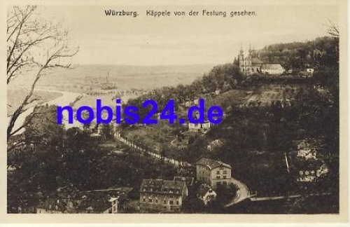 Wuerzburg Kaeppele von der Festung  *ca.1930