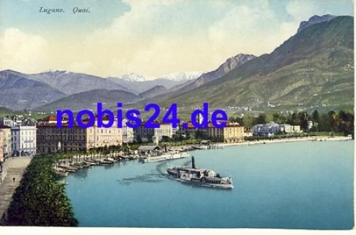 Lugano Quai steamship *ca.1920