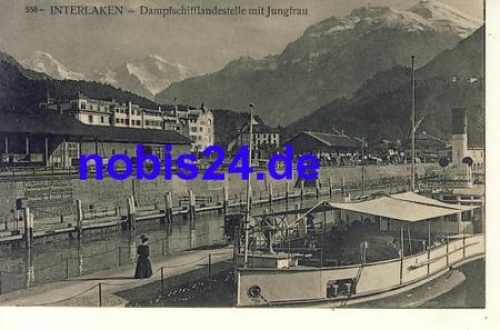 Interlaken Schiffsanlegestelle  *ca.1920