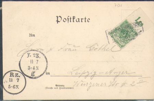 Hartmannsdorf Leipzig Excursion of the higher trade school o ca. 1900