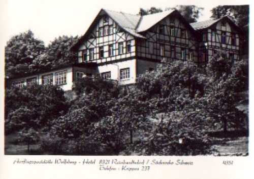 01814 Reinhardtsdorf Gaststätte Wolfsberg *ca. 1970