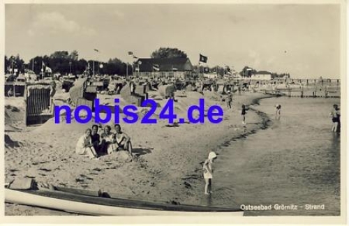 23743 Groemitz Strandansicht Mode o 1938