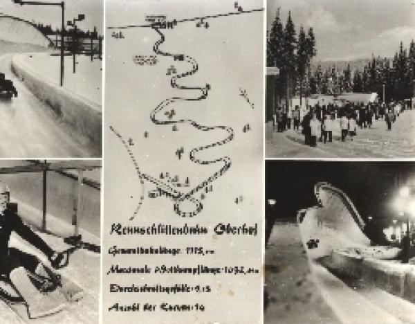 98559 Oberhof  Rennschlittenbahn * ca. 1970