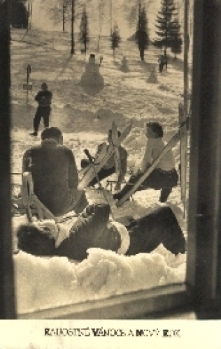 Wintersport Skier  Schneemann o 21.12.1962