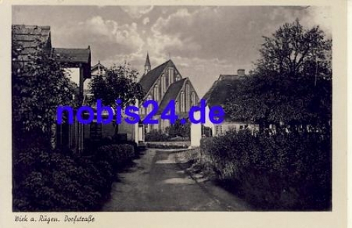 18556 Wiek Rügen Dorfstrasse   *ca.1950