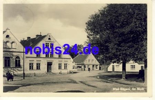 18556 Wiek Rügen Am Markt o 1954