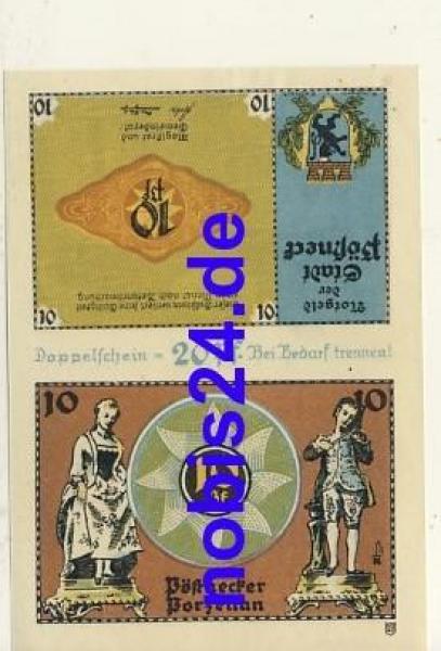07381 Poessneck emergency money 20 pfennigs around 1920