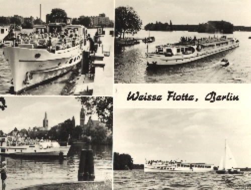 White fleet Berlin motor ships o around 1970